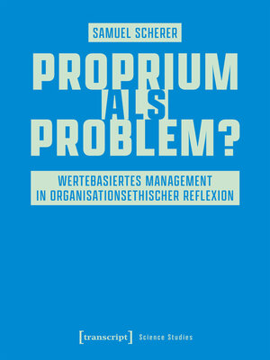 cover image of Proprium als Problem?